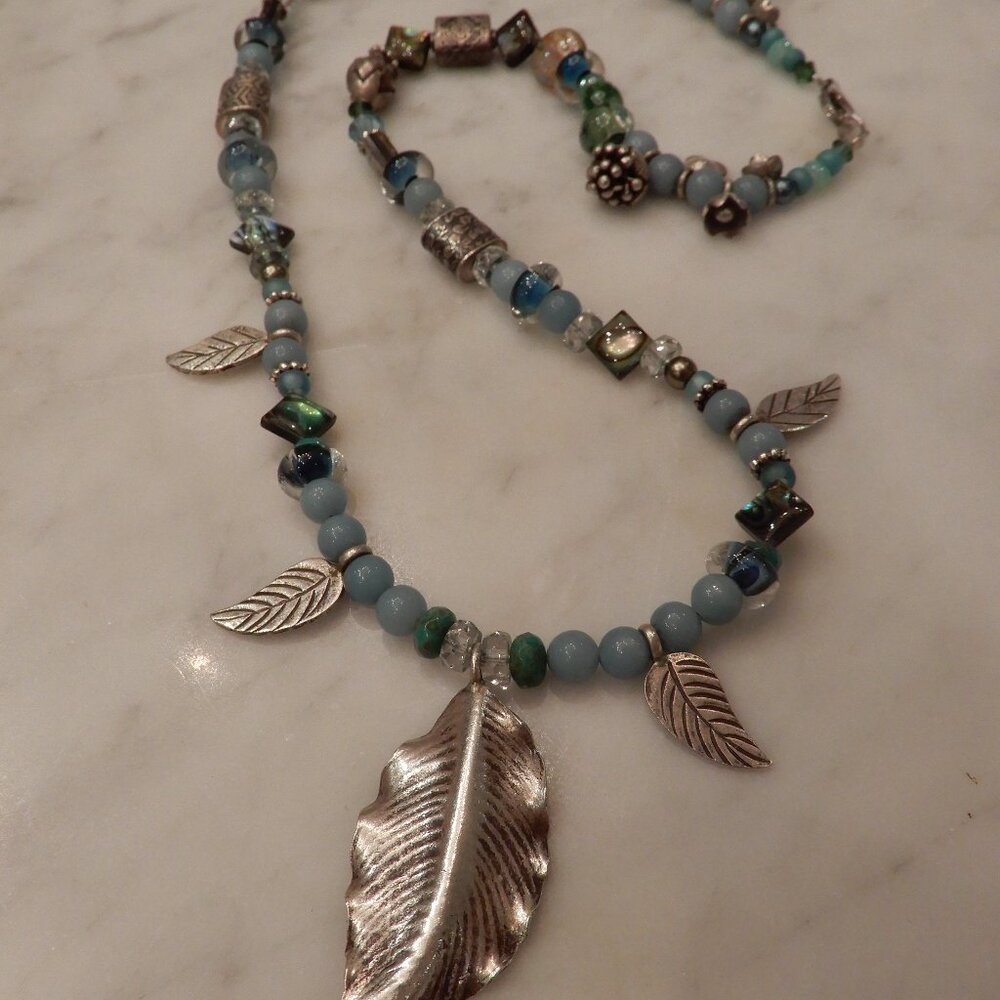 Mixed Bead Tribally Inspired Necklace
